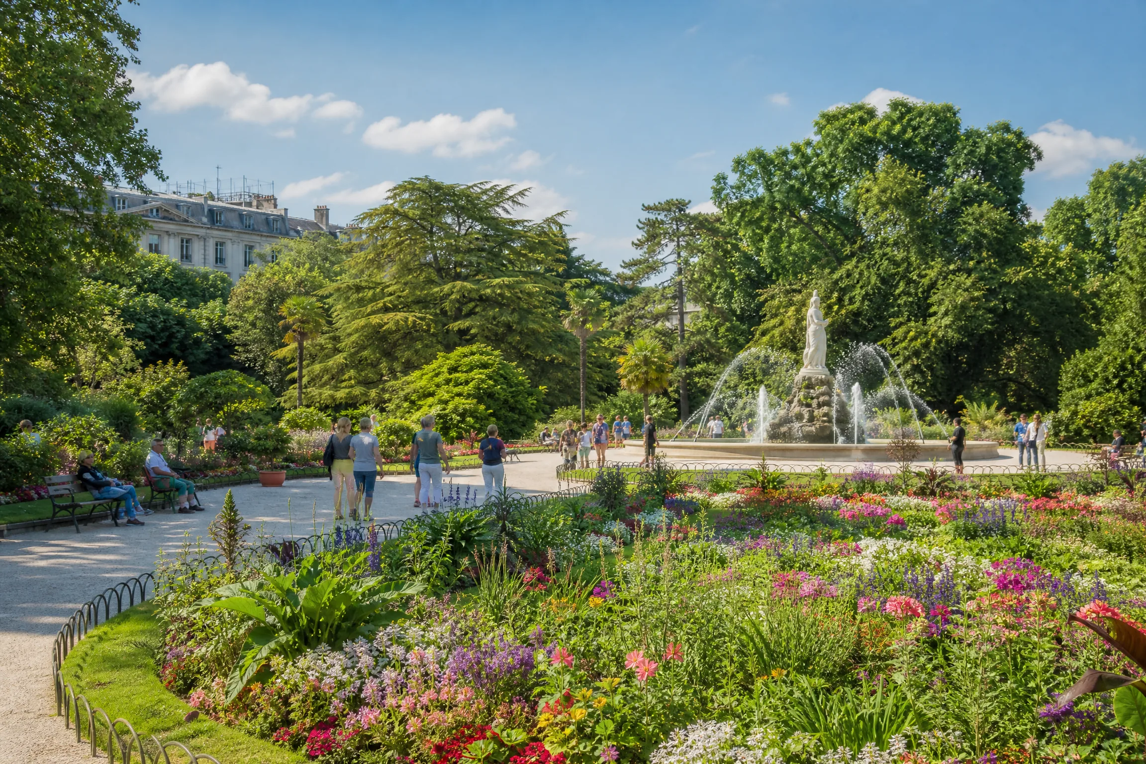 Jardin Public de Bordeaux pour une rencontre senior