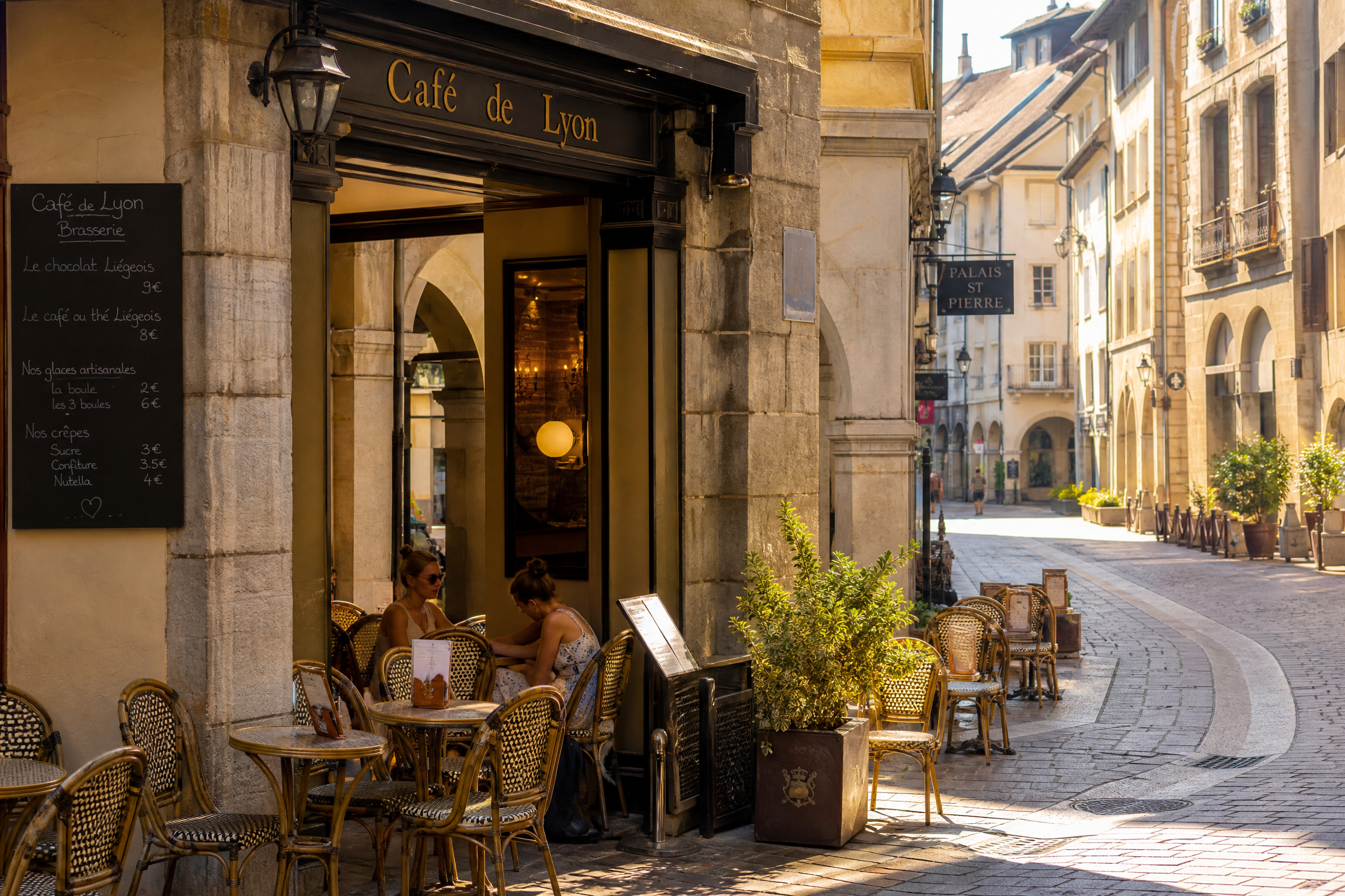 Café savoyard à Chambéry pour une rencontre senior
