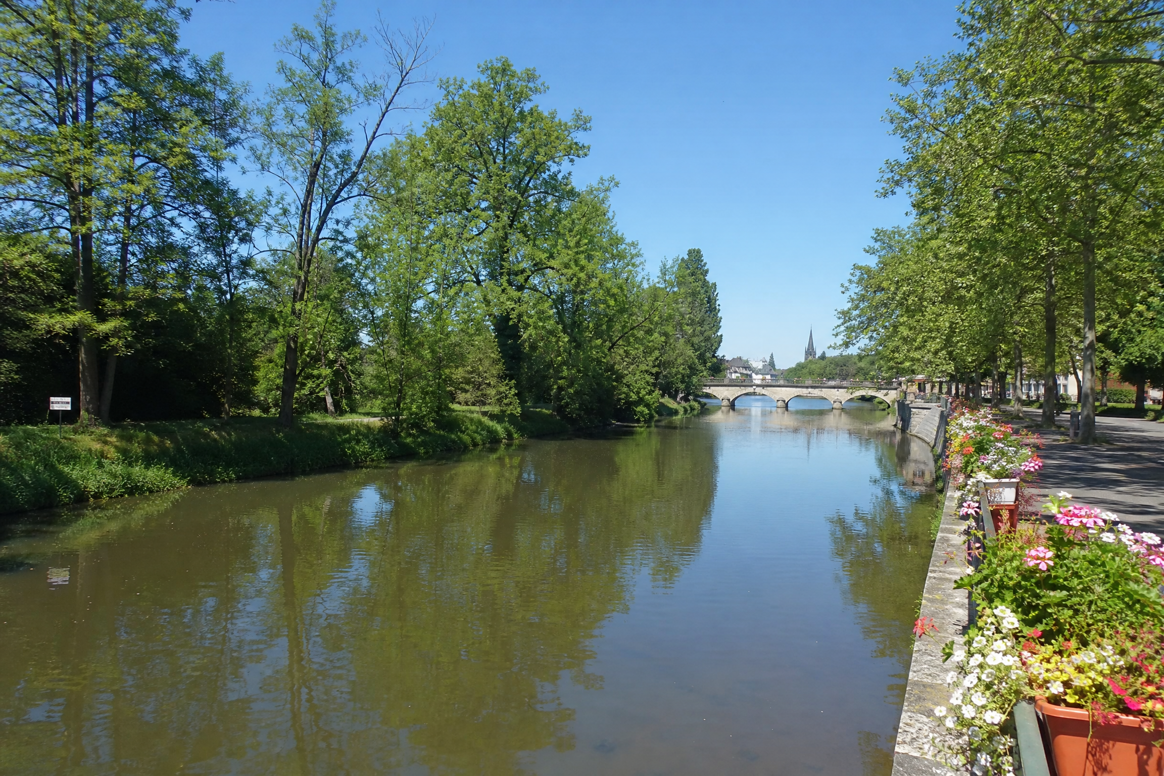 Bords de la Moder à Haguenau pour une rencontre senior