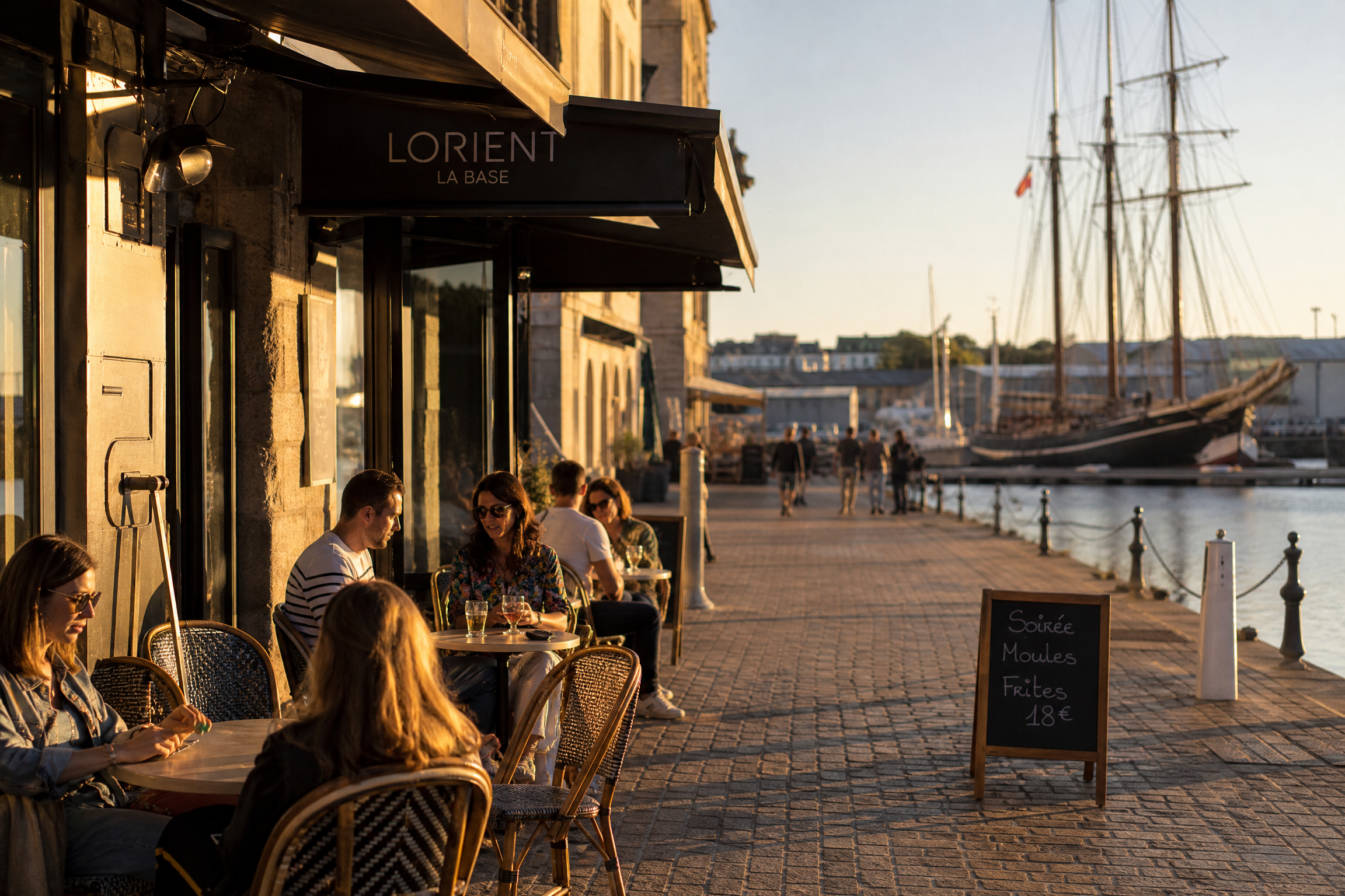 Café breton à Lorient pour une rencontre senior