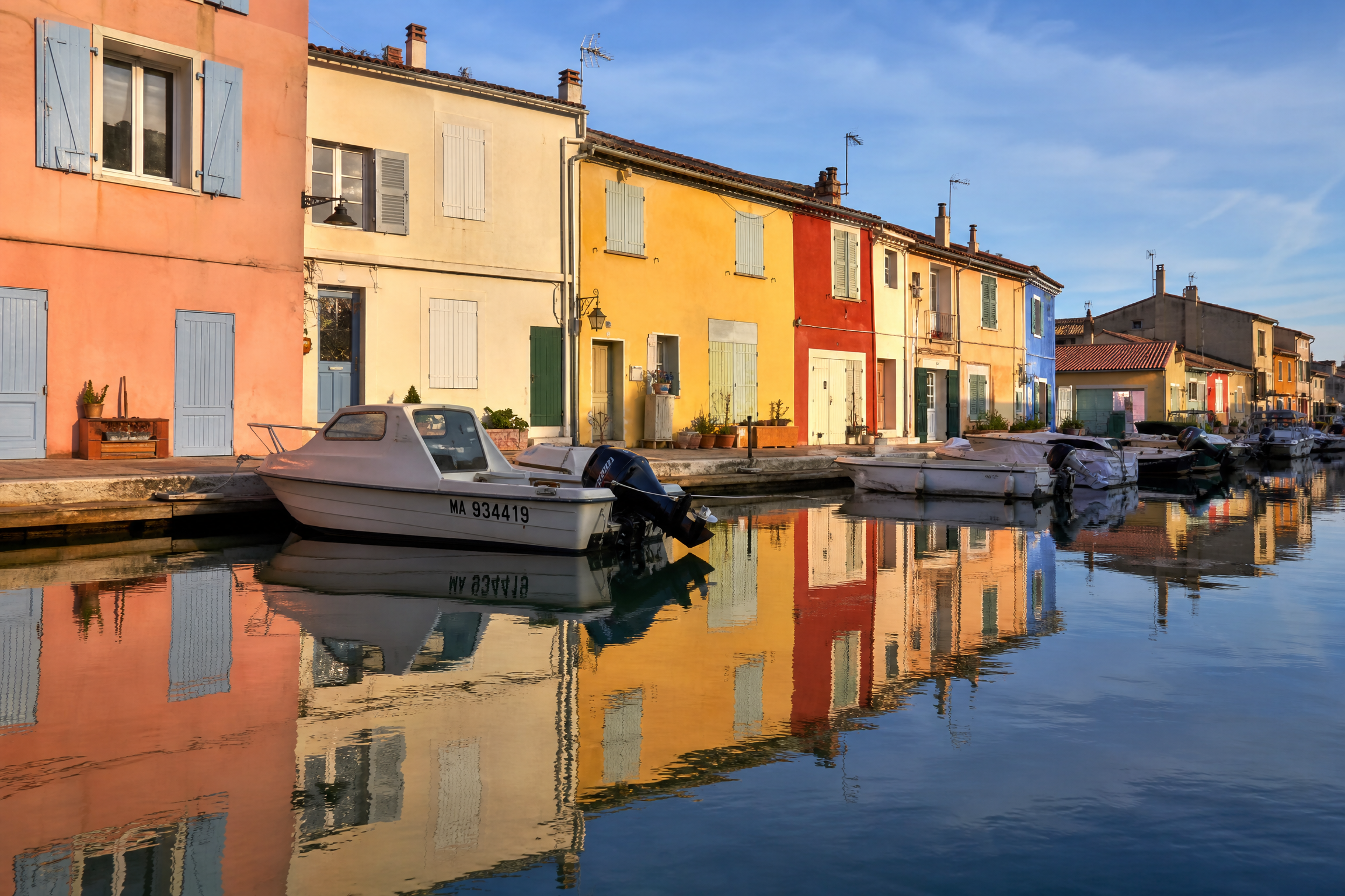 Canaux de Martigues pour une rencontre senior