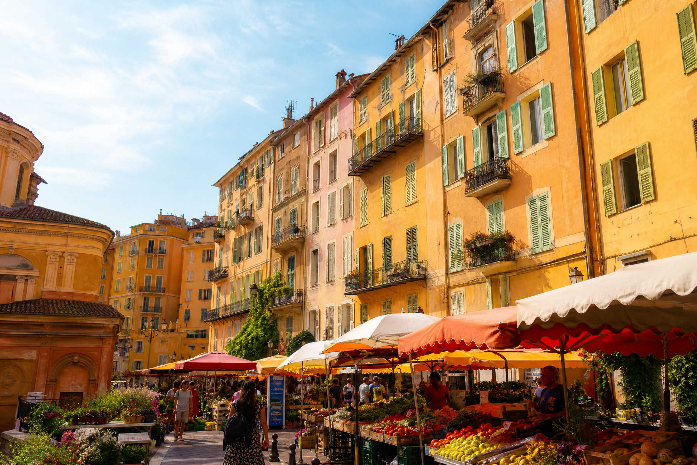 Vieille ville de Menton pour une rencontre senior