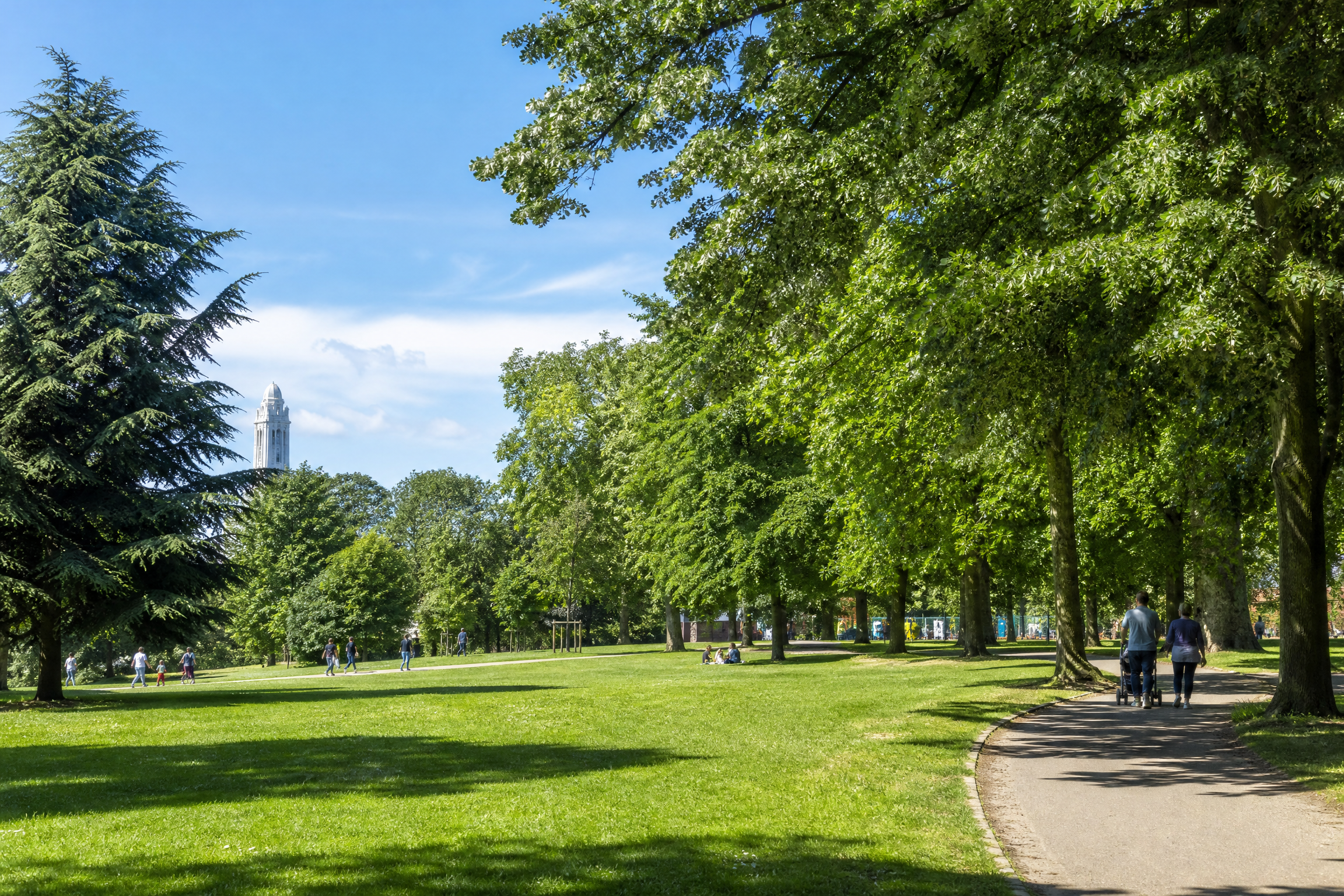 Parc de Montreuil pour une rencontre senior