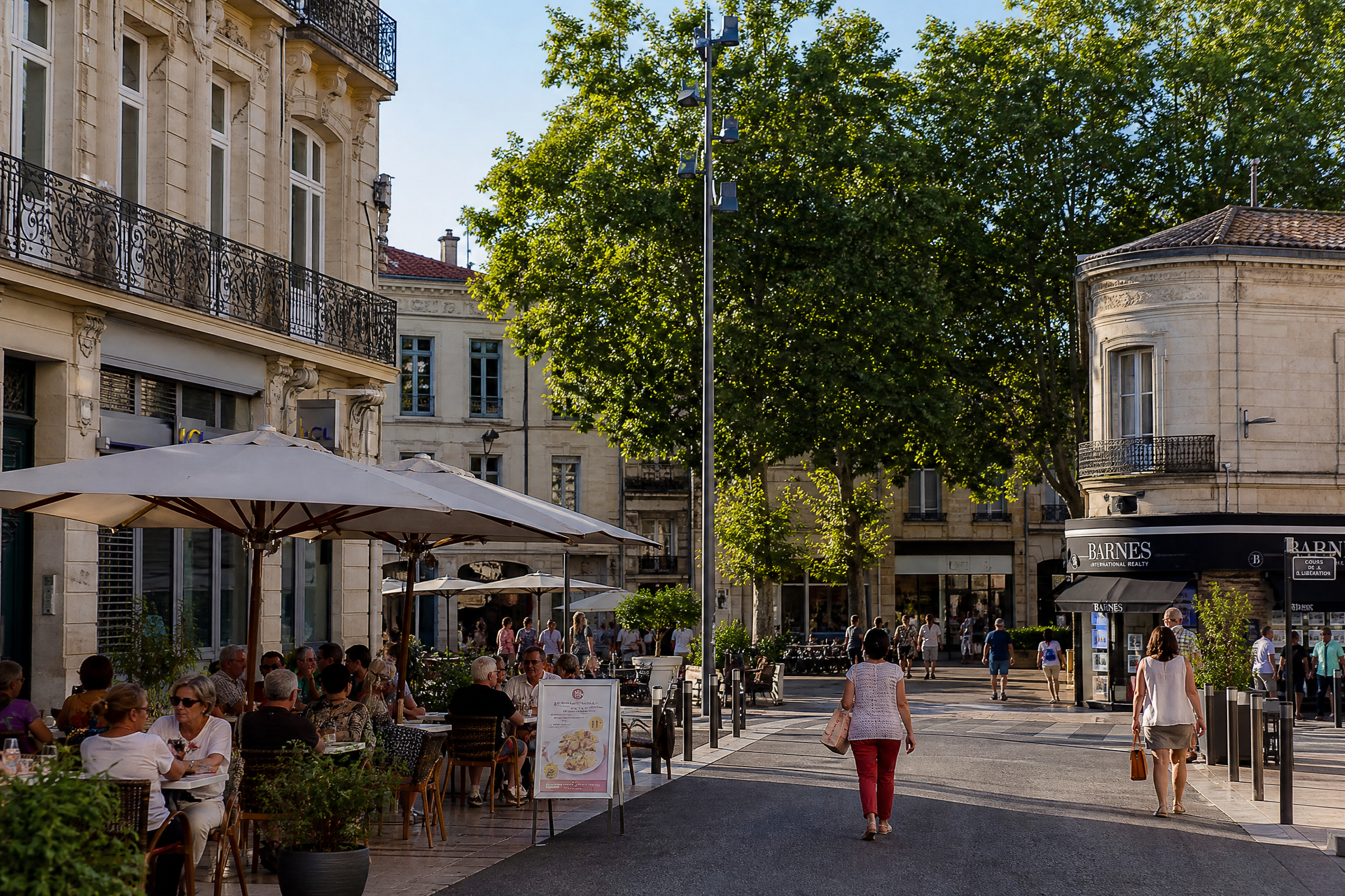 Centre-ville de Pessac pour une rencontre senior