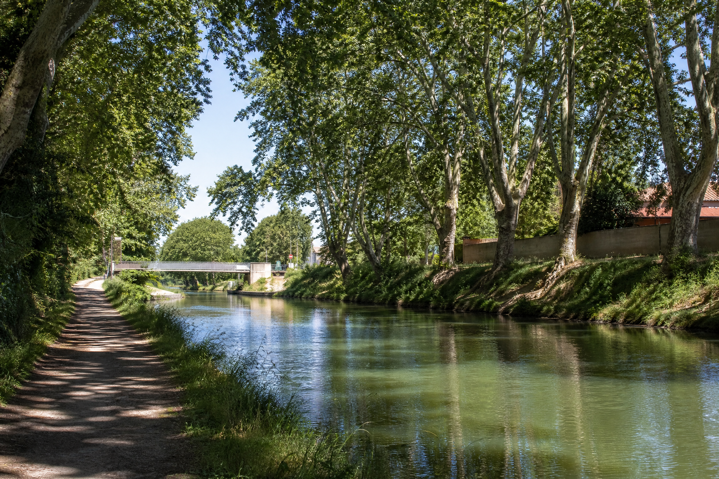 Canal du Midi à Ramonville pour une rencontre senior