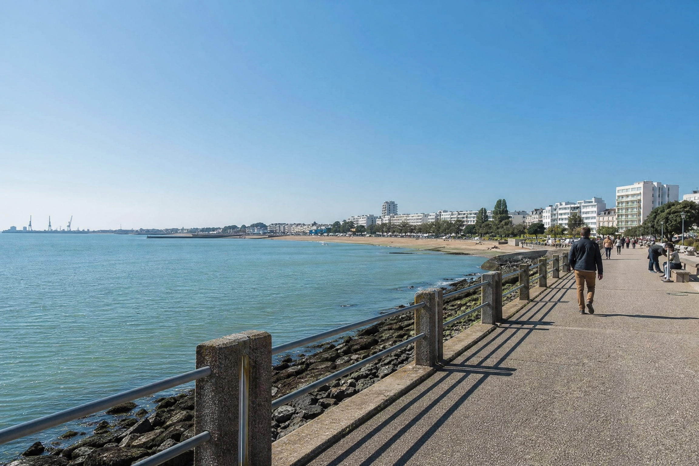Plage de Saint-Nazaire pour une rencontre senior