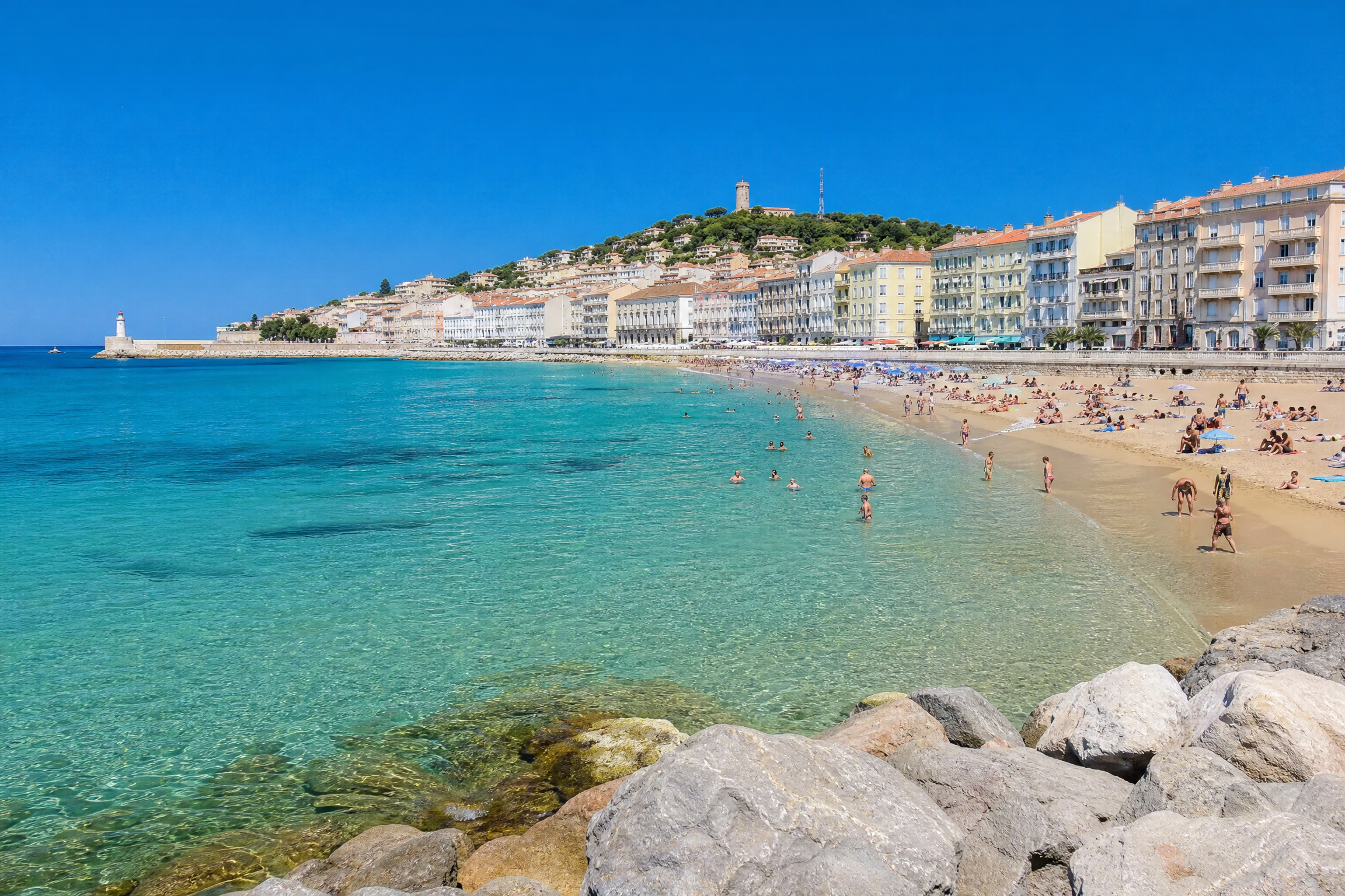 Plages de Sète pour une rencontre senior