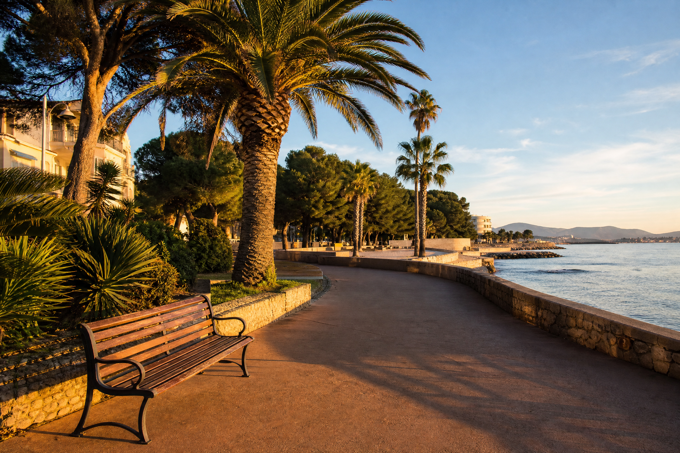 Port de Toulon, lieu de promenade pour une rencontre senior