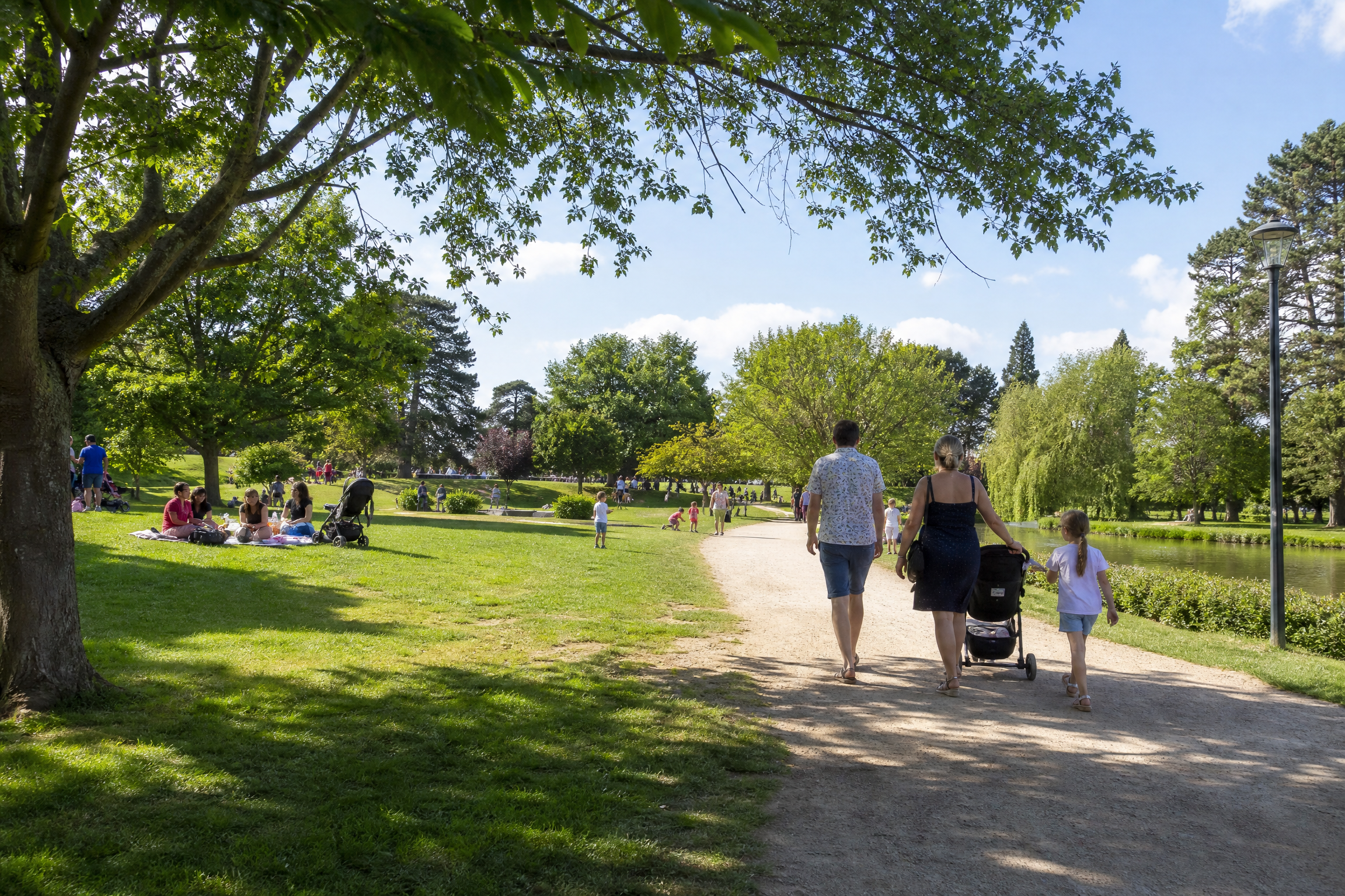 Parc de Tournefeuille pour une rencontre senior