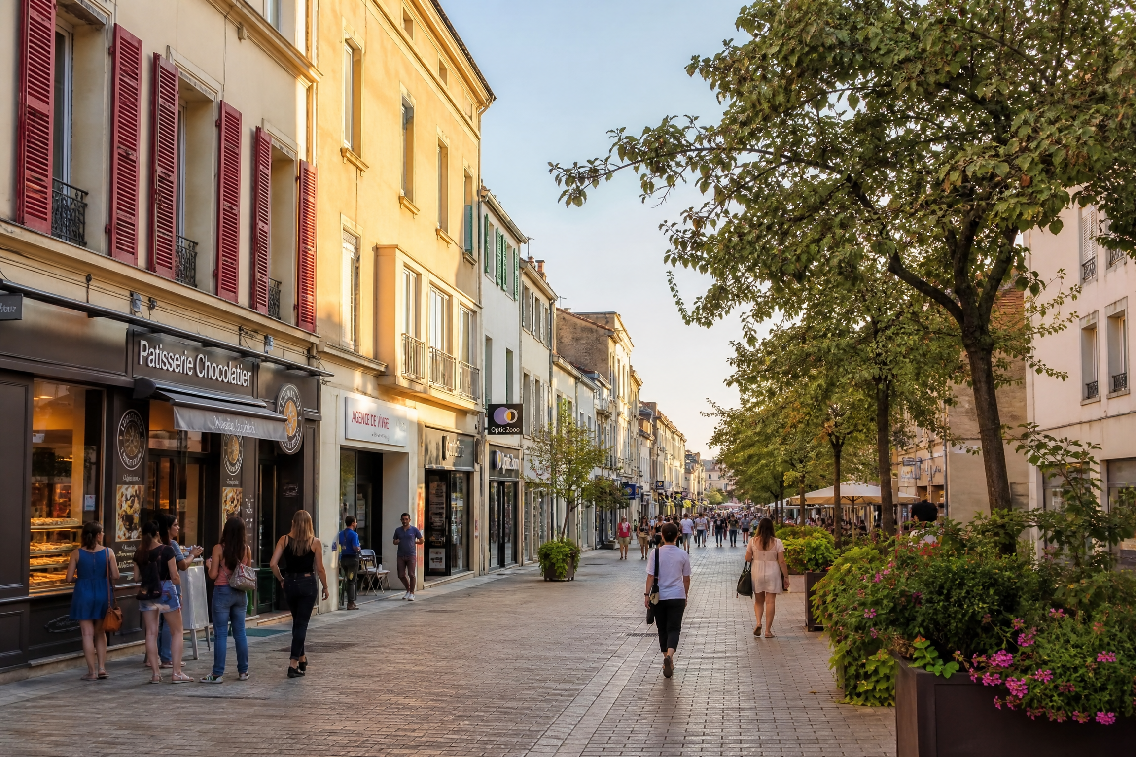 Centre-ville de Vénissieux pour une rencontre senior