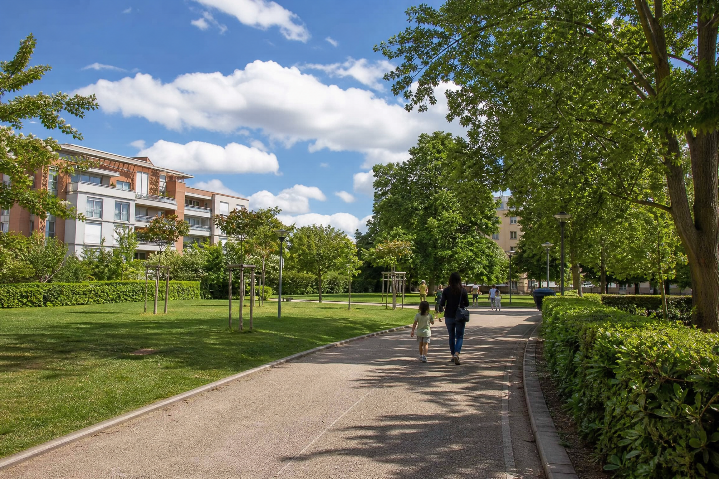 Parc de Vénissieux pour une rencontre senior